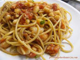 Spaghetti tonno e fagioli